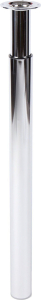 Мебельная ножка-телескопическая  Larvij  сталь хром 700 мм