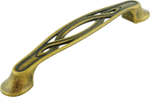 Мебельная ручка - скоба BOYARD европейская старинная латунь 128 мм