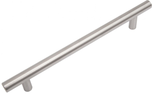 Мебельная ручка - рейлинг BOYARD AGENT нержавеющая сталь 96 мм