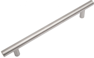 Мебельная ручка - рейлинг BOYARD AGENT нержавеющая сталь 128 мм