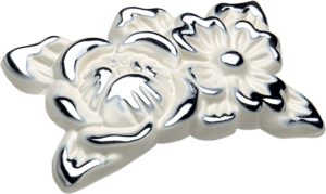 Мебельная ручка-кнопка BOYARD LACE хром полированный 