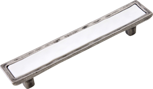 Мебельная ручка-скоба BOYARD TOTEM черненый старинный цинк 96 мм