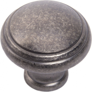 Мебельная ручка-кнопка BOYARD UNICA черненый старинный цинк