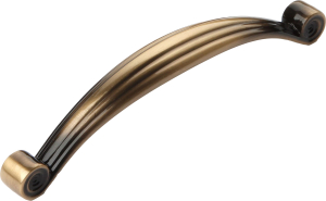 Мебельная ручка-скоба BOYARD VICTORIA брашированная старинная бронза 160 мм