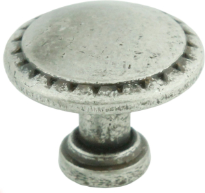 Мебельная ручка-кнопка BOYARD RC407BAZ.4 черненый старинный цинк