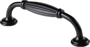 Мебельная ручка-скоба Larvij алюминий черный 96 мм 