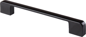 Мебельная ручка-скоба Larvij алюминий черный 160 мм