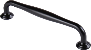 Мебельная ручка-скоба Larvij цинк черный 128 мм