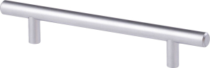 Мебельная ручка-рейлинг Larvij  матовый хром 128 мм