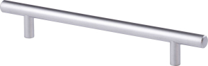 Мебельная ручка-рейлинг Larvij матовый хром 160 мм 