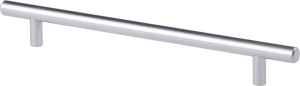 Мебельная ручка-рейлинг Larvij  матовый хром 192 мм