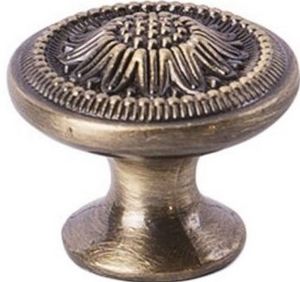 Мебельная ручка-кноб Larvij L4.KNOB10AB античная бронза