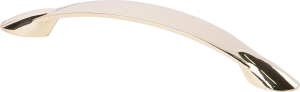 Мебельная ручка-скоба Larvij Роттердам  золото 128 мм