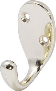 Крючок мебельный Larvij Бонн 4 одинарный золото