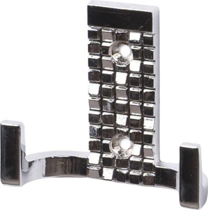 Крючок мебельный Larvij N03 двойной хром