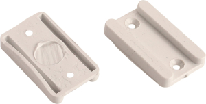 Мебельный подпятник ЕВРОПАРТНЕР пластиковый белый 16 мм