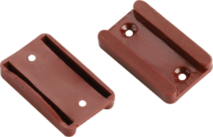 Мебельный подпятник ЕВРОПАРТНЕР пластиковый коричневый 16 мм