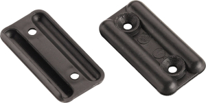 Мебельный подпятник ЕВРОПАРТНЕР пластиковый черный 16 мм