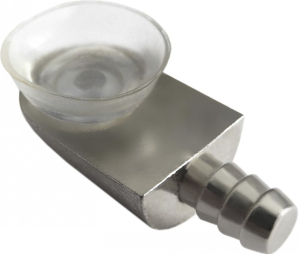 Мебельный стекложержатель BOYARD P002NP никель 9,8x11 мм