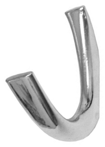 Мебельный крючок BOYARD одинарный хром