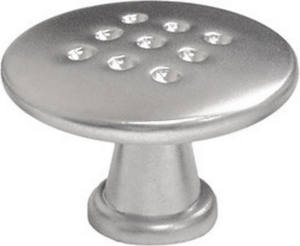 Мебельная ручка-кнопка BOYARD RC011SC.4 сатиновый хром