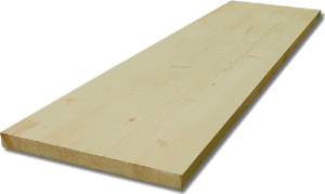 Мебельный щит 3000х600х18 мм ель сорт АB