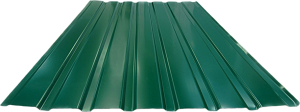 Профнастил С-21 зеленый 2000х1050х0,35 мм
