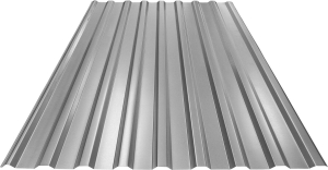 Профнастил СП-20 оцинкованный  2000х1140 мм