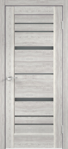 Межкомнатная дверь Примера остекленная Дуб дымчатый 60х200 cм