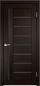 Межкомнатная дверь Лайтери остекленная Венге 70х200 cм