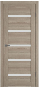 Межкомнатная дверь Лайт остекленная Дуб мокко 60х200 cм