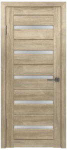 Межкомнатная дверь Лайт остекленная Дуб мокко 90х200 cм