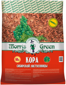 Кора сибирской лиственницы Morris Green светло-коричневая 60 л