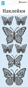 Наклейки декоративные Room Decor Bestkom Бабочки №1 3D 10x25 мм 7 шт