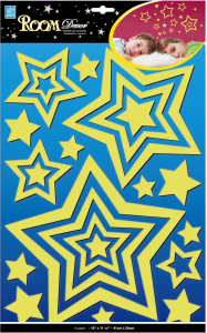 Наклейки декоративные Room Decor Bestkom Звездное сияние 30x41 мм 15 шт