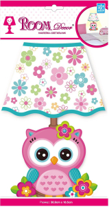 Наклейка-светильник декорированная Room Decor Bestkom Сова 3D 31x18 мм 1 шт