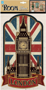 Наклейки декоративные Room Decor Bestkom Лондон 3D 24x41 мм 1 шт