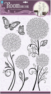 Наклейка Room Decor Одуванчики 32x50 мм влагостойкие