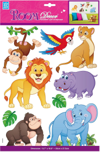 Наклейки декоративные Room Decor Джунгли 35x27,5 см влагостойкие
