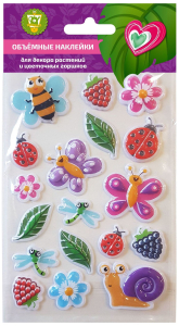 Наклейки декоративные GARDEN SHOW ассорти 11x19 см