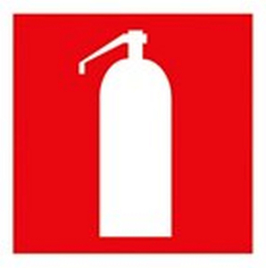 Наклейка информационная REXXON Огнетушитель 10х10 см