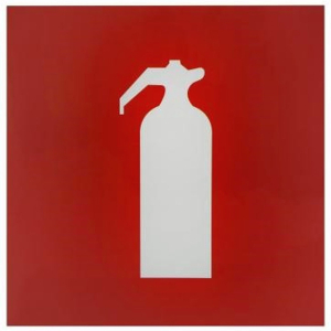 Наклейка информационная REXXON Огнетушитель № 2 10х10 см