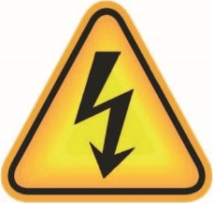 Наклейка информационная REXXON Высокое напряжение 20х20 см