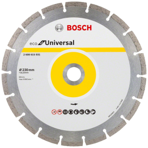Алмазный диск отрезной BOSCH Eco for Universal  2.608.615.031 230 мм