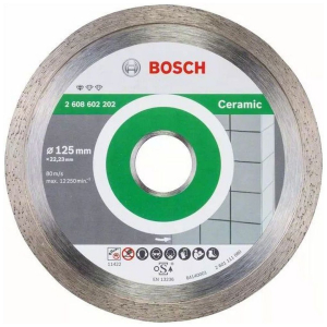 Алмазный диск отрезной по керамике BOSCH for Ceramic 125мм