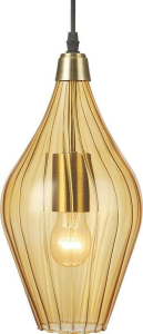 Подвес декоративный 204211 стеклянный 40 Вт бежевый