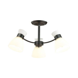 Люстра потолочная LUMION Wilma 4534/3C 61х61х30 см черная