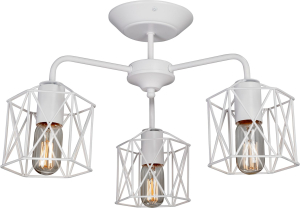 Потолочная люстра Vitaluce V4382-0/3PL белая 3ХE27Х40Вт