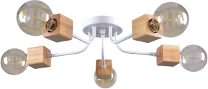 Потолочная люстра РОССвет РС21414 WT/5C