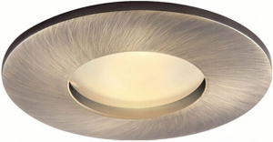 Светильник встраиваемый бронза A5440PL-1AB ip44 d8cm